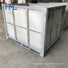 High Quality Storage Equipment Stackable Steel Metal Box for Rubber